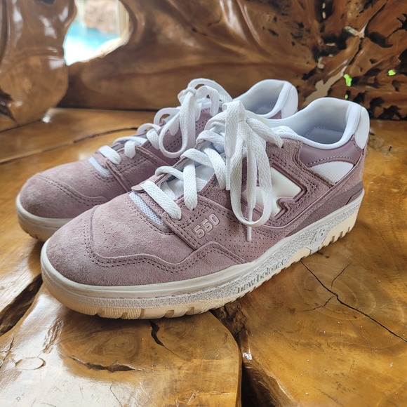 New Balance Shoes - New Balance 550 Womens Sneakers Size 8.5 Pink Suede Retro Streetwear Y2K